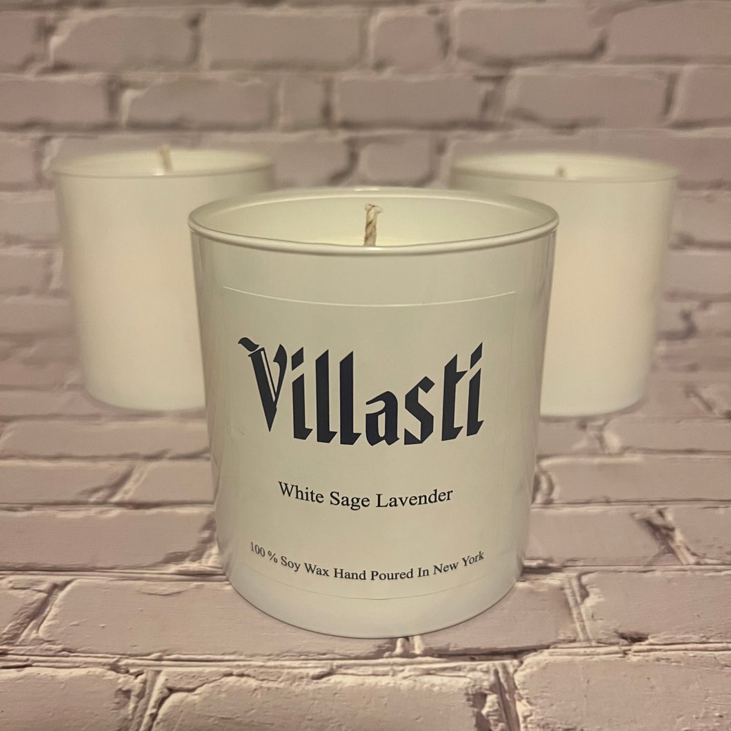 White Sage Lavender Villasti Candle